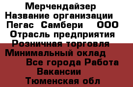 Мерчендайзер › Название организации ­ "Пегас" Самбери-3, ООО › Отрасль предприятия ­ Розничная торговля › Минимальный оклад ­ 23 500 - Все города Работа » Вакансии   . Тюменская обл.